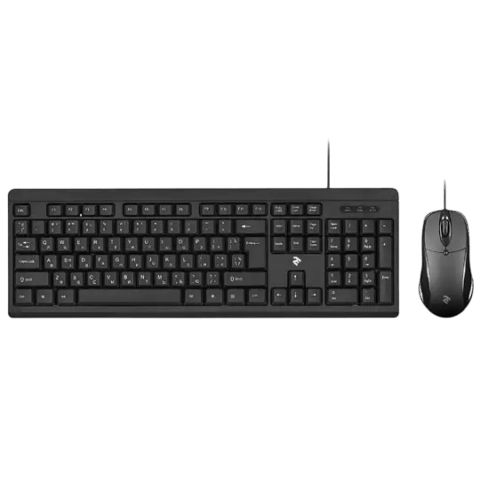 2E Wired Combo MK401UB Black — Bakı