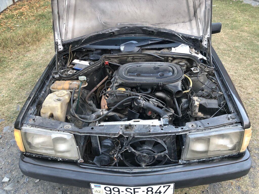 Mercedes 190, 2.0 L, 1990 il, 300 000 km — Avtomobillər, Zaqatala (4)