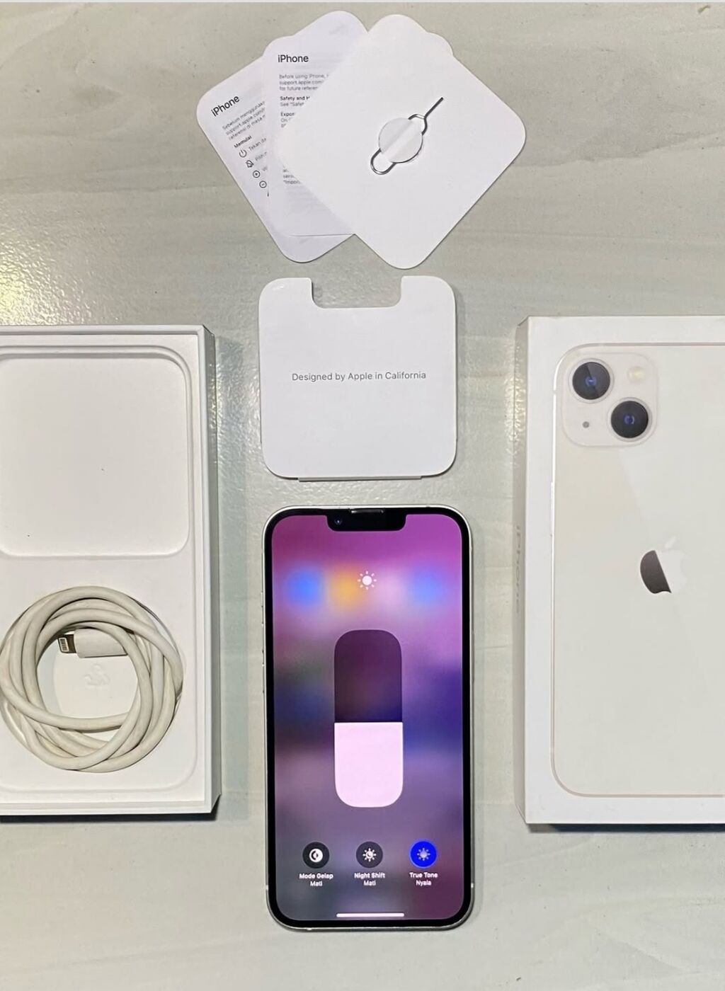 IPhone 13, 128 GB, Ağ, Zəmanət, Kredit, Simsiz şarj — Apple iPhone, Bakı (4)