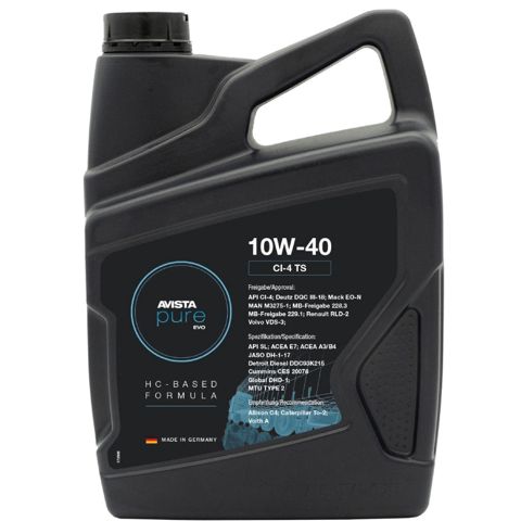 Mühərrik yağı Avista Pure Evo CI-4 TS SAE 10W40 1 lt — Bakı