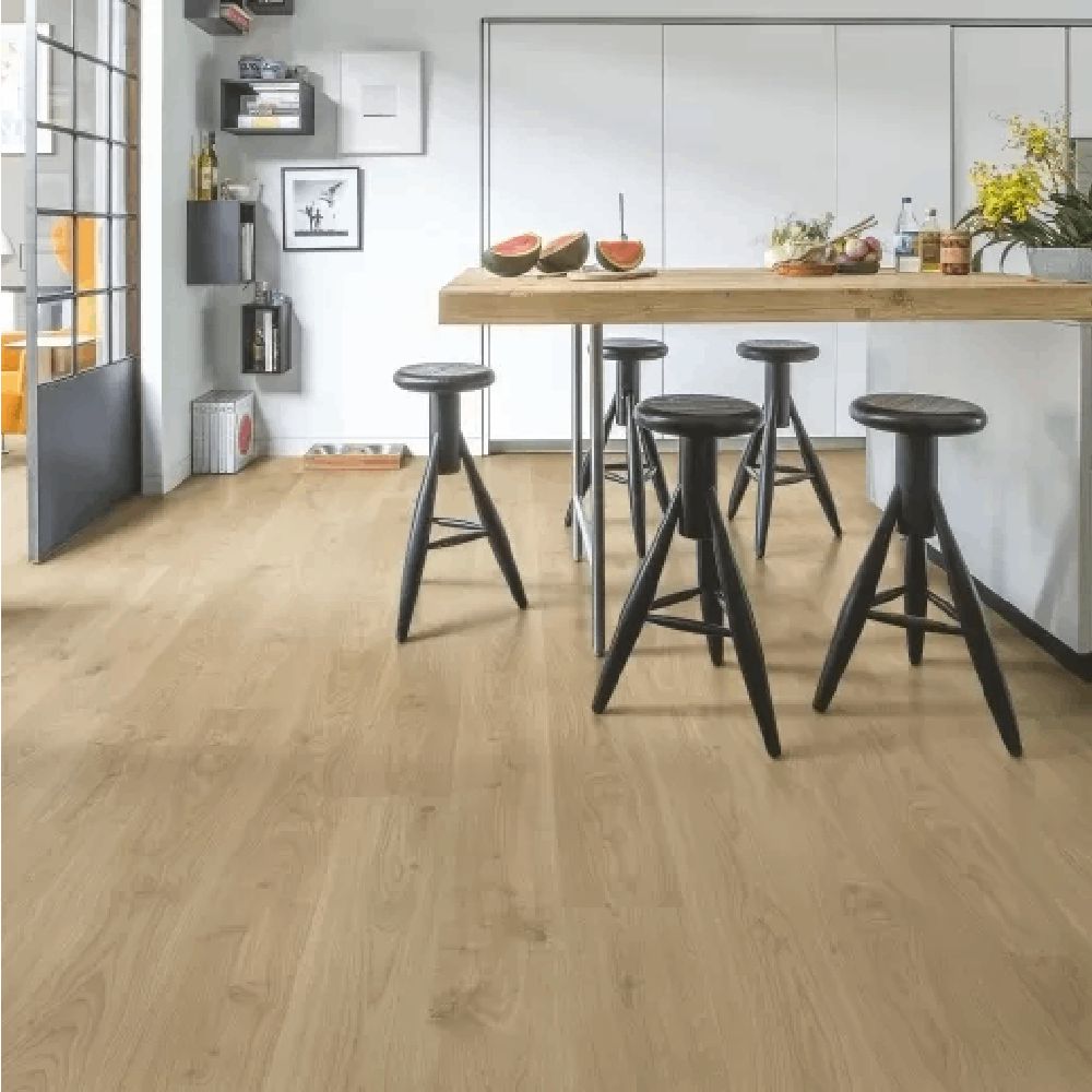Laminat Quick-Step Perspective PER6075 Light Beige White OAK Board — Mallar, Bakı (3)