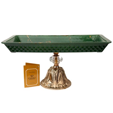 Şəkər qabı Canali Kare Yaşıl K-2412 — Bakı