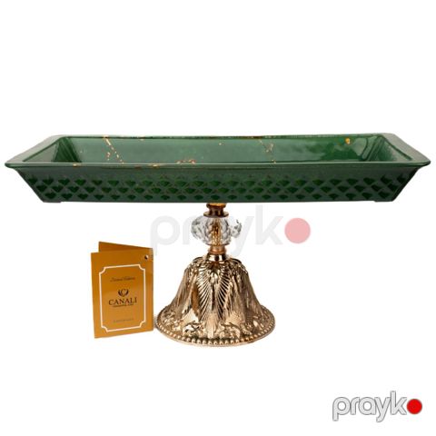 Şəkər qabı Canali Kare Yaşıl K-2412 — Bakı
