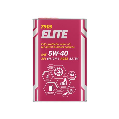 Mühərrik yağı Mannol Elite SAE 5W-40 1L Metal — Bakı