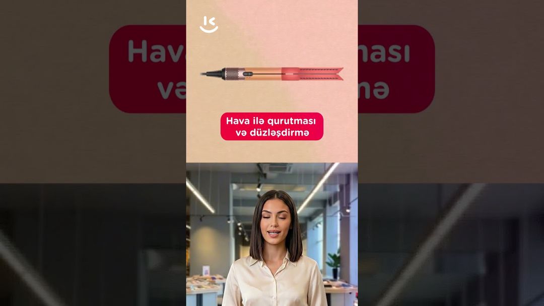 Fen ütü Dyson Airstrait HT01 Ceramic Apricot — Saç burmağa və düzəltməyə, Bakı (3)