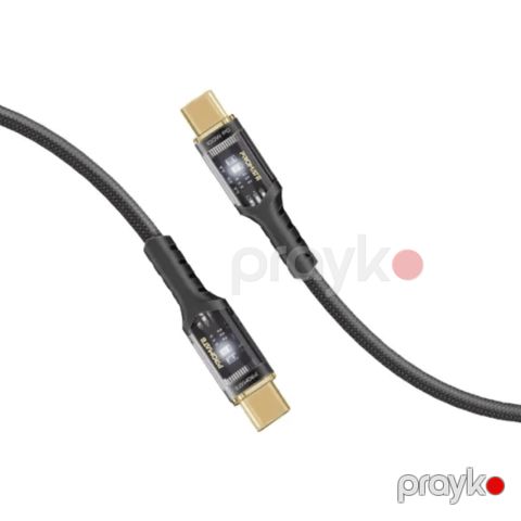 Naqil Promate USB Type-C to USB Type-C LUCIDLINE-CC200 Black — Bakı