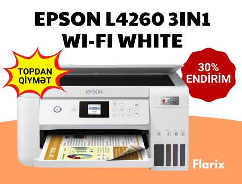 Printer Epson L4260 3IN1 Wı-fı Whıte — Bakı