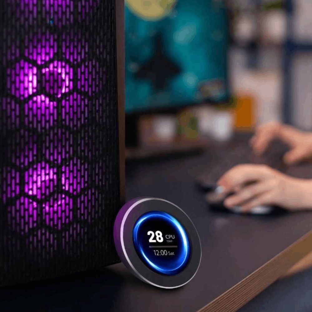 Gaming Porodo PC Health Monitor 2.1" Black PDX536 — Mallar, Bakı (3)