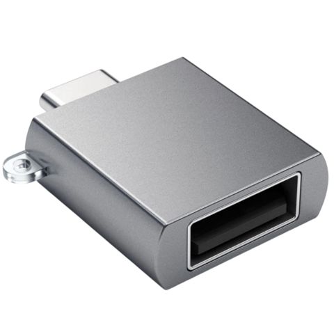 Ötürücü Satechi USB Type-C to USB Type-A 3.0 St-tcuam Space Gray — Bakı
