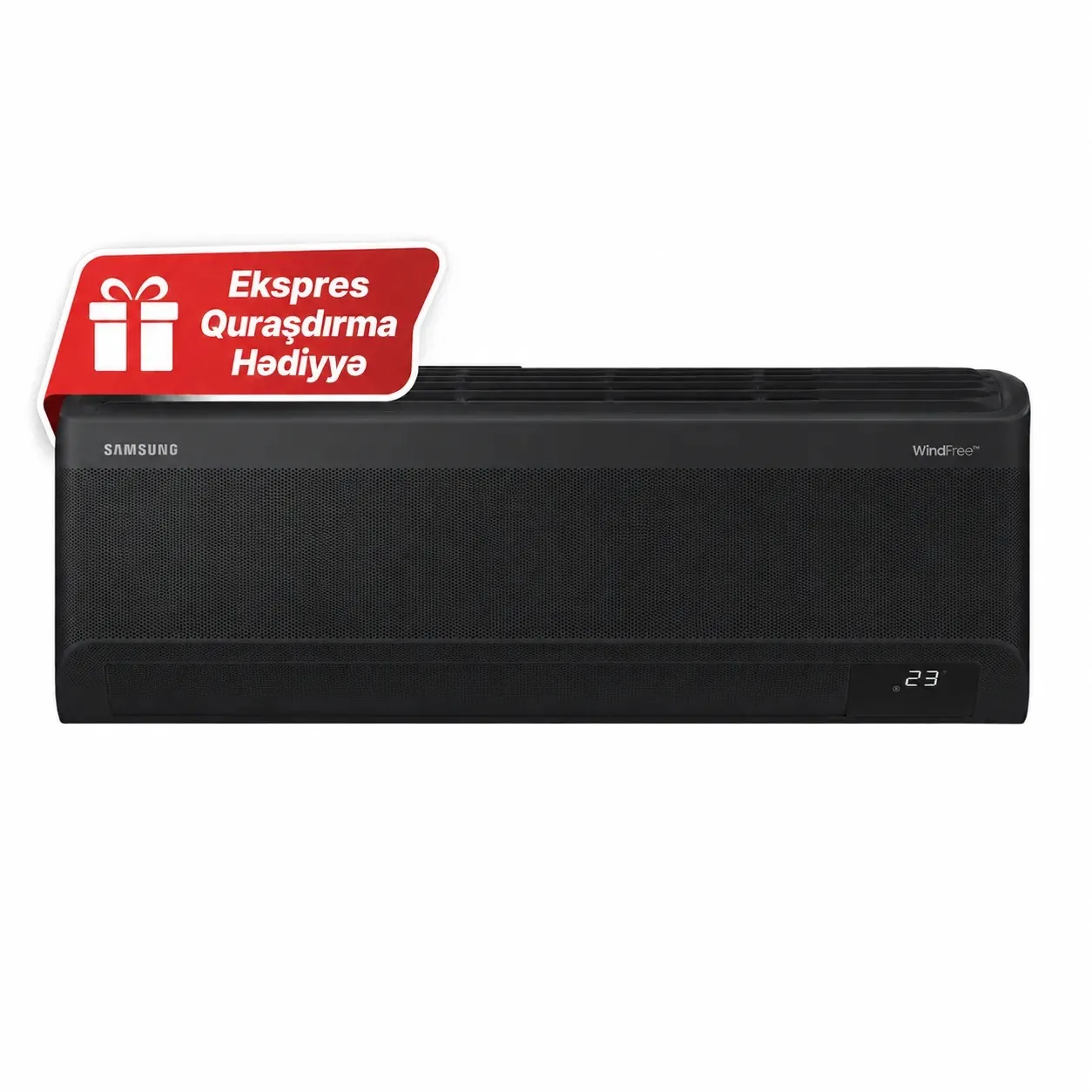 Kondisioner Samsung WindFree AR12CXFCABT-KIT, 12000 BTU, İnverter, 30-40 m2, Wi-Fi — Bakı