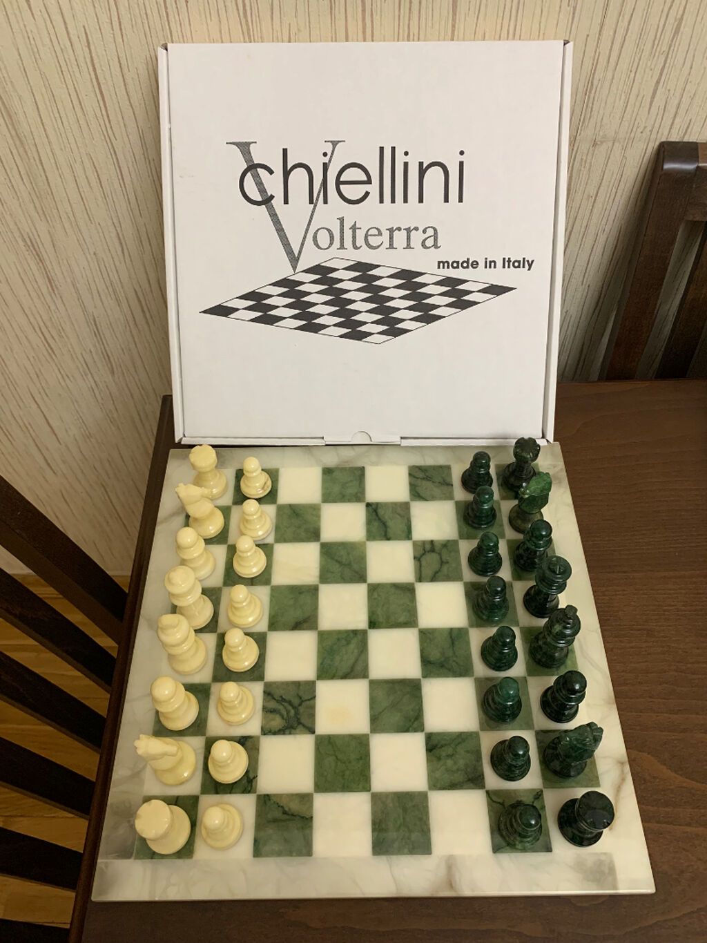 Chiellini Volterra – İtaliyada istehsal olunmuş daş şahmat dəsti — İdman və istirahət, Bakı (3)
