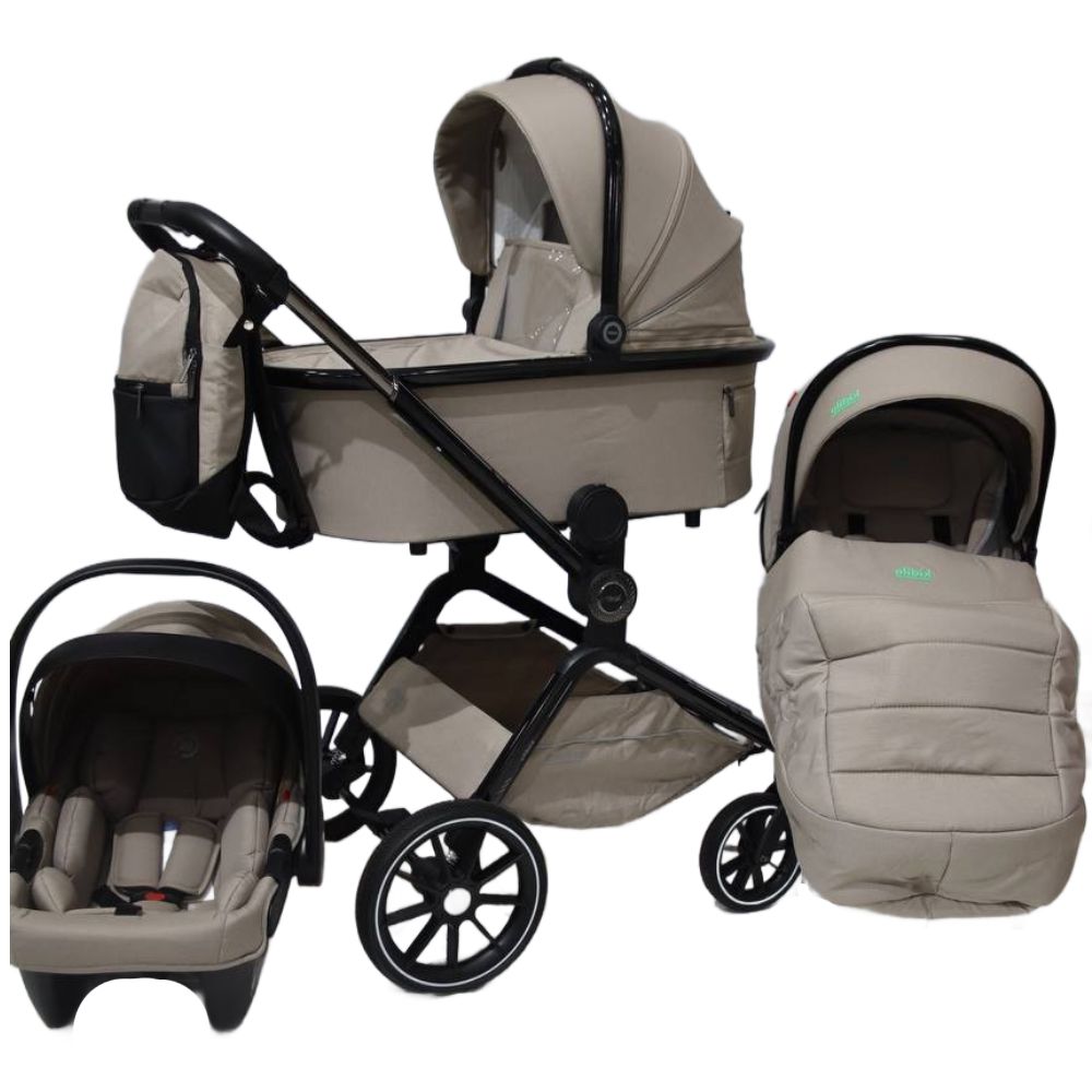 Uşaq arabası Kidilo H9-2 3in1 Beige — Arabalalar və avtokresloları, Bakı (2)