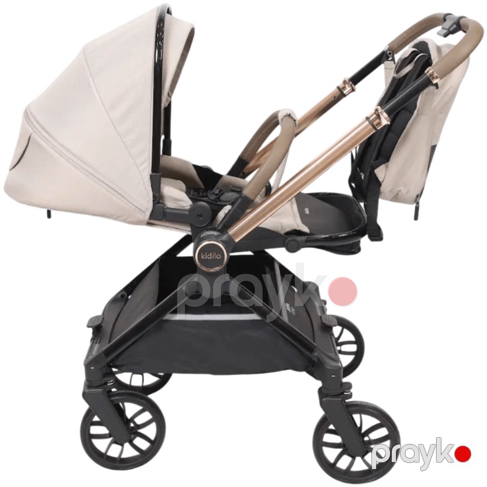 Uşaq arabası Kidilo D-900 Bej — Arabalalar, Bakı (3)