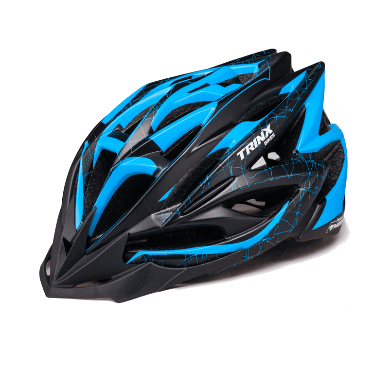 Velosiped üçün dəbilqə Trinx Go Helmet L Black-Blue — Mallar, Bakı (2)