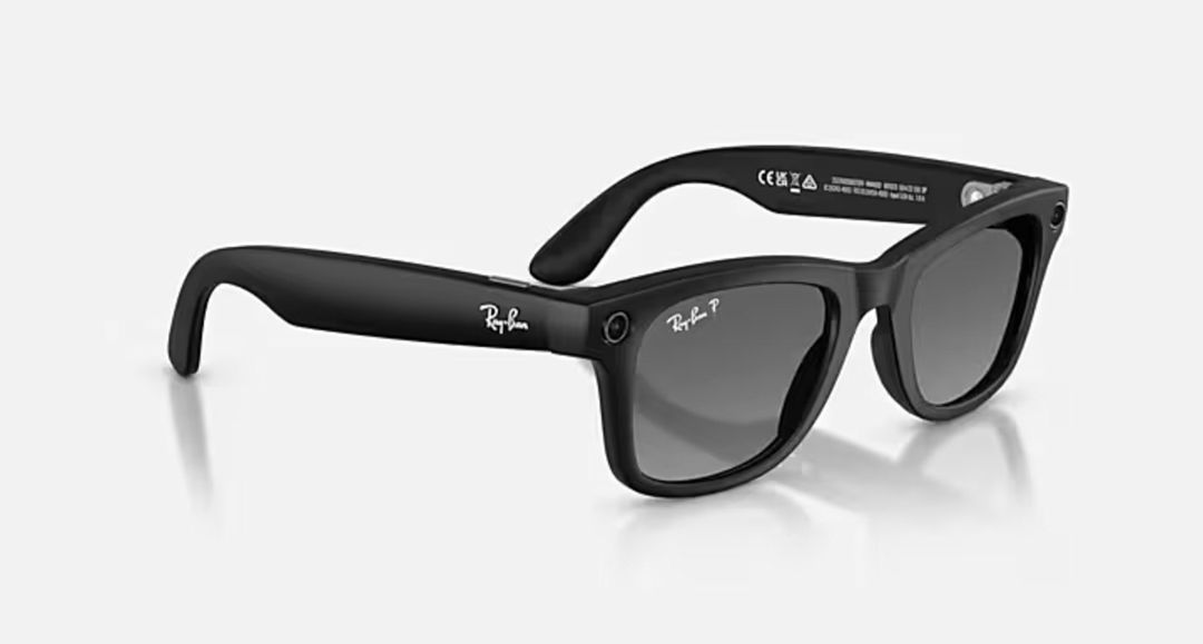 Ray-Ban Meta Wayfarer Gen 2 – Matte Black / Graphite Polarized — Elektronika, Bakı (3)