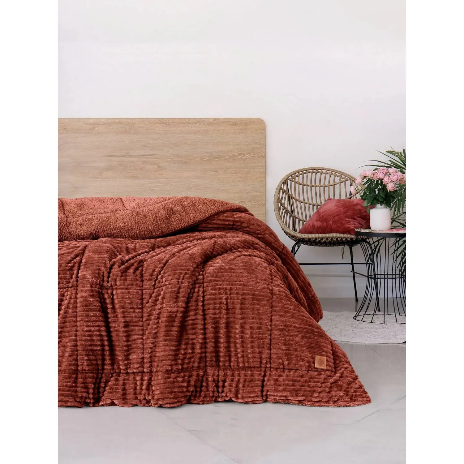 Yorğan Cotton Box Wave Tarçın İki nəfərlik 195x215 sm (8680108077771) — Bakı