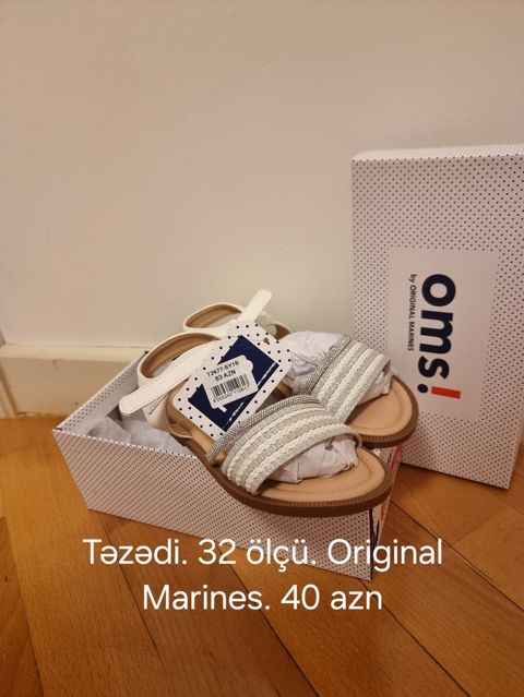 Rəng - Ağ Basanojkalar, Original Marines, Ölçü: 32, Qız üçün — Bakı