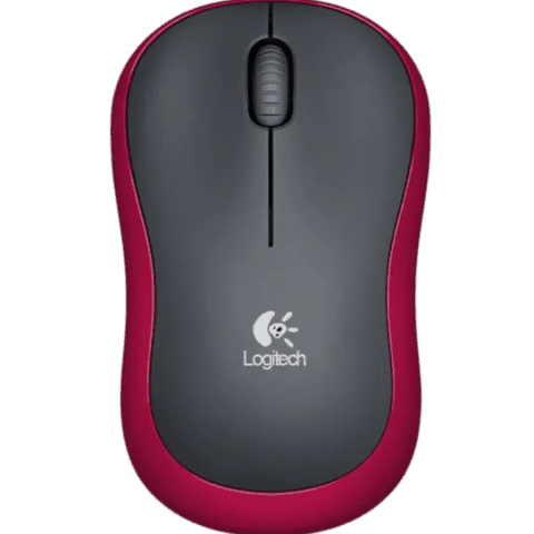 Logitech M185 Mouse Wireless Red — Bakı