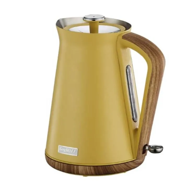 Elektrik çaydan BergHOFF Natural 1.7 LT Yellow (8698348036403) — Электрические чайники и термопоты