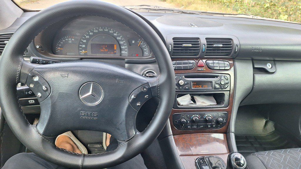 Mercedes C 240, 2.6 L, 2000 il, 347 000 km — Avtomobillər, Qəbələ (7)