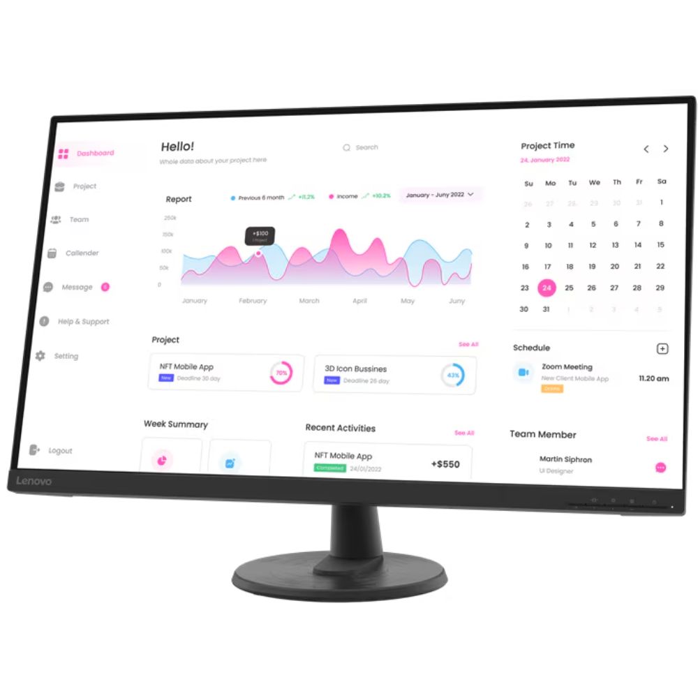 Monitor Lenovo D32-40 (66FCGAC2EU) — Monitorlər, Bakı (3)