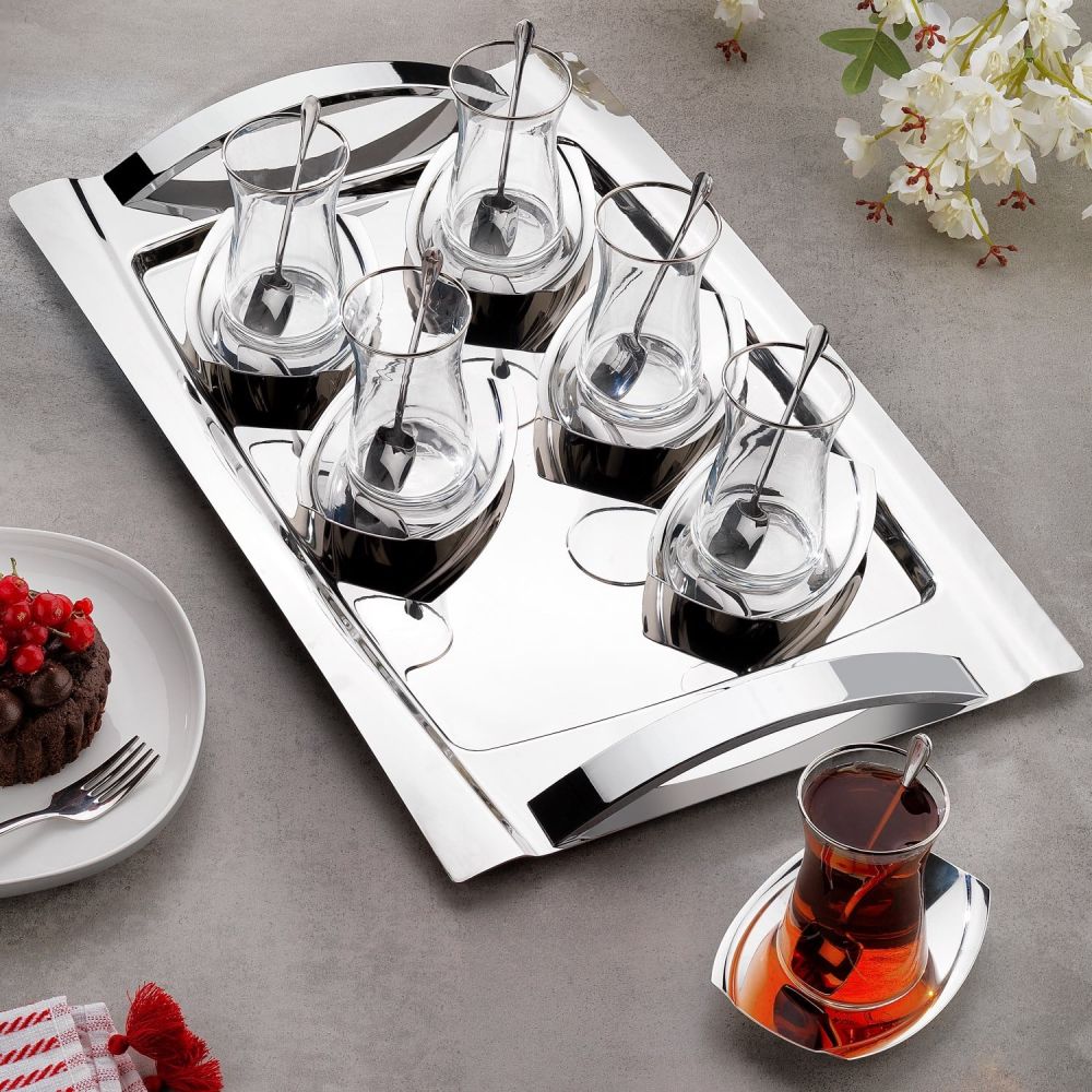 Çay dəsti Schafer Allure 19 parça 8699131906712 Gümüşü — Ev texnikası, Bakı (2)