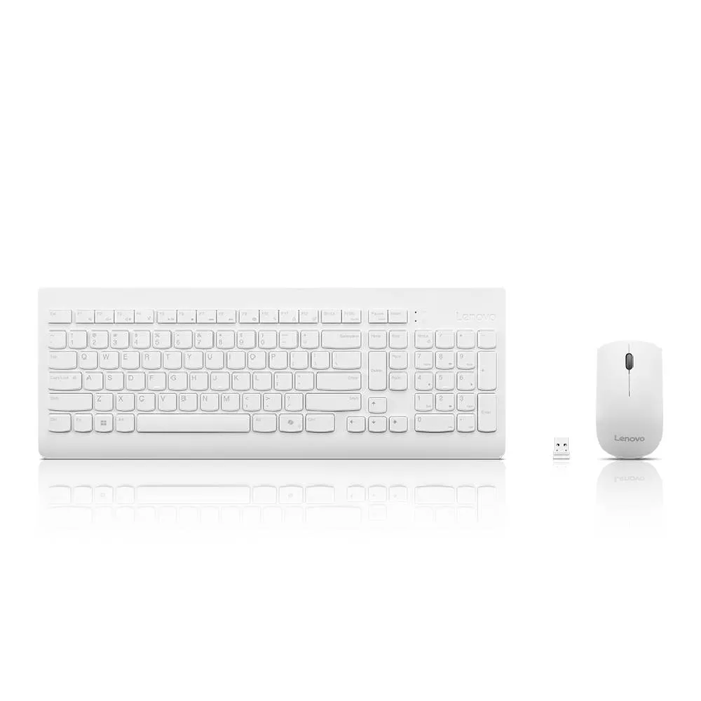Simsiz klaviatura və kompüter siçanı Lenovo 510 Combo/ Cyrillic/ White (GX31F38001)