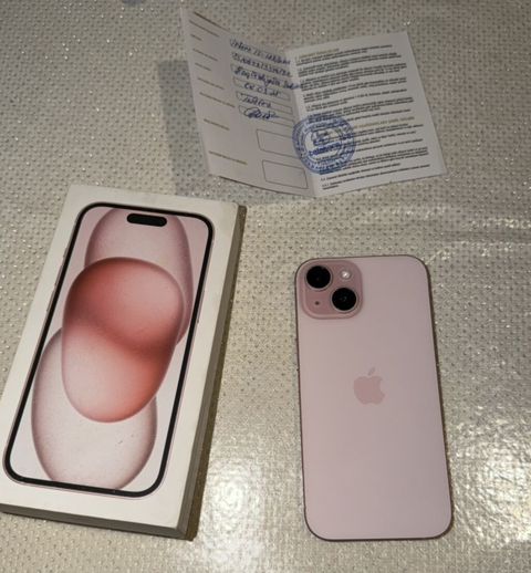 IPhone 15, Çəhrayı, Face ID — Bakı