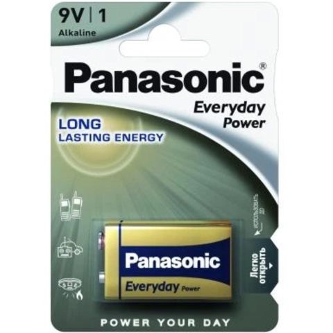 Batareya Panasonic 6LR61REE/1BP Everyday 5410853045144 — Bakı