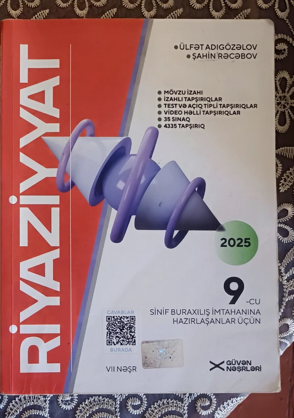 Riyaziyyat – 9-cu sinif buraxılış imtahanına hazırlıq üçün test — Kitablar və jurnallar, Digah (2)