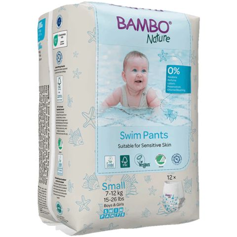 Uşaqlar üçün tuman bezləri Bambo Nature Small 12 ədəd 1000024401 — Bakı