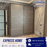 Yeni, 2 qapılı, Siyirməli, Kupe, Düz dolab — Express Home