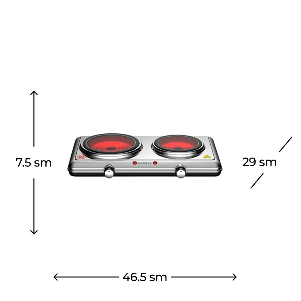 Masaüstü plitə Kumtel HCD-1002 — Masaüstü plitələr, Bakı (2)