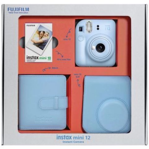 Fujifilm Instax Mini 12 Pastel Blue Bundle Box — Bakı