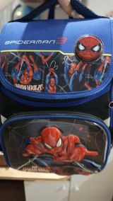 Spiderman 3 temalı uşaqlar üçün məktəb çantası - Rəng: Göy/qaranlıq — Рюкзаки, ранцы, сумки