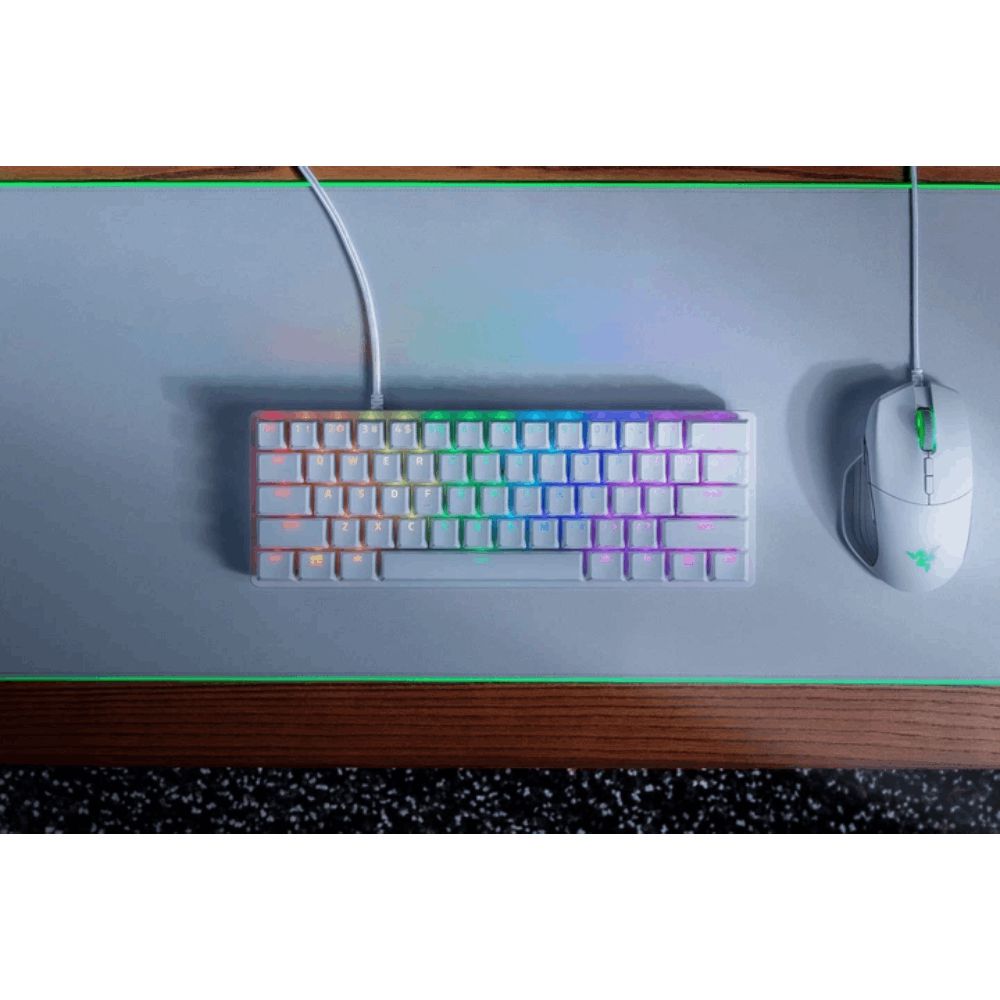 Oyun klaviaturası Razer Huntsman Mini Mercury Red Switch RZ03-03390400-R3M1 White — Klaviaturalar və siçanlar, Bakı (3)