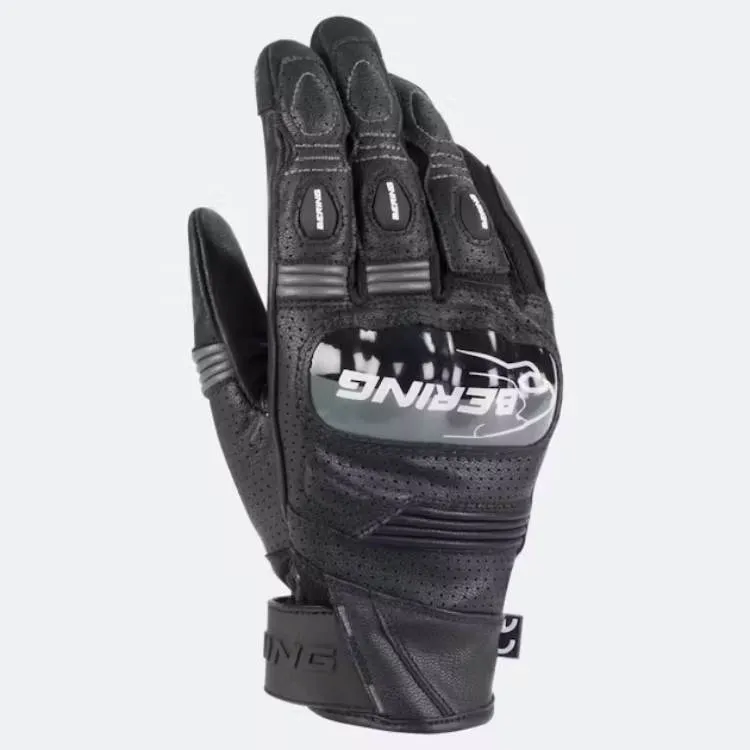 Əlcək berıng gloves axel BGE718 black/whıte/grey (T10) (l) — Мотоэкипировка