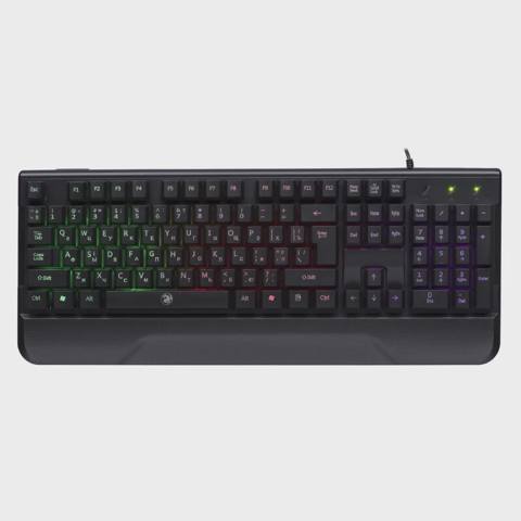 Oyun klaviaturası 2E KG310 LED USB Black Ukr, Metal Body — Baku Electronics — Computers & Laptops