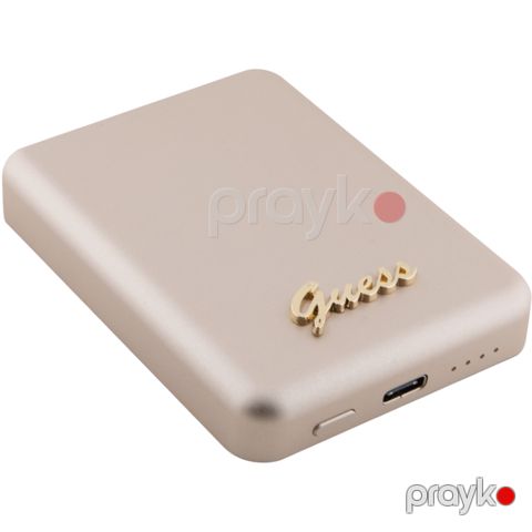 Power Bank Guess 15W 5000 mAh Gold — Bakı