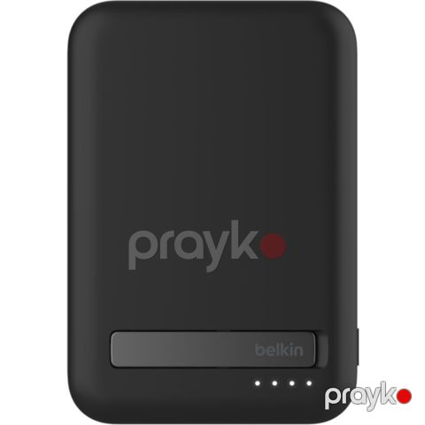 Power Bank Belkin BoostCharge Qi2 Magnetic 15W 8000 mAh for iPhone 15/14/13/12 BPD007BTBK Black — Bakı