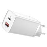 Adapter Baseus GaN2 Lite Quick Charger C+U 65W White (CCGAN2L-B02) — Ağıllı ev