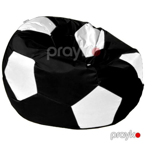 Puf Pouffe Top DTO002 Qara, ağ (XL) — Bakı