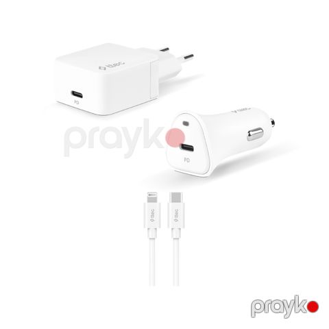 Adapter Ttec Quantum PD 20W Travel 2CSM07B White