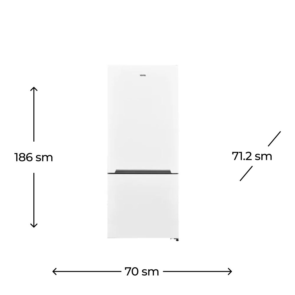Soyuducu Vestel RM680BF3EI-WMF — Soyuducular, Bakı (2)