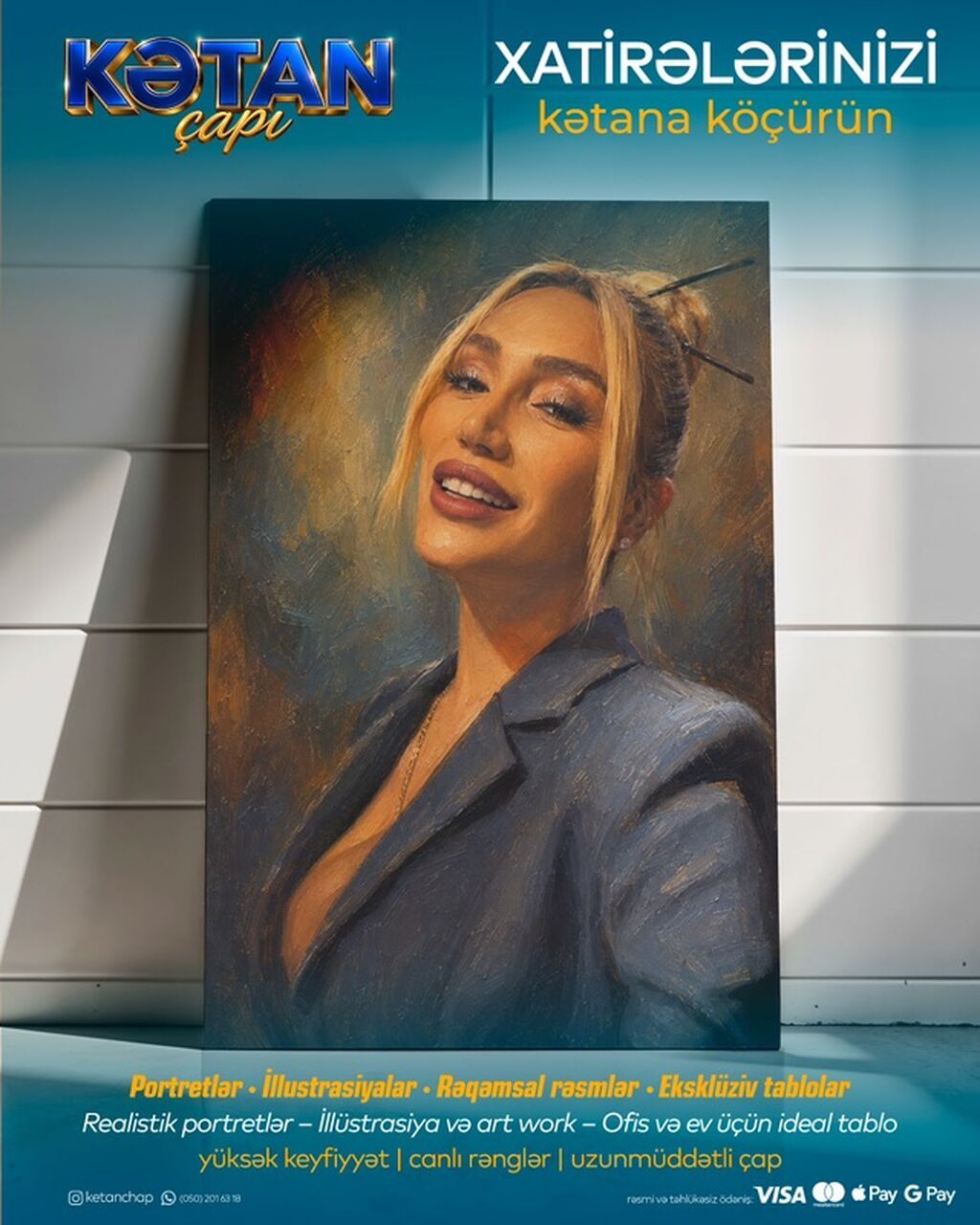 Fotonuzu Sənət Əsərinə Çevirin Sevdiyiniz fotoları sadəcə — Xidmətlər, Bakı (3)