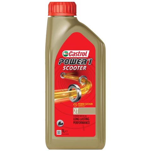 Mühərrik yağı Castrol Pover1 scooter 10W40 1 lt — Bakı