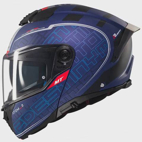Dəbilqə MT Helmets Tom 2 SV Destiny C7 Matt, XL (1335C232727) — Motorcycle gear