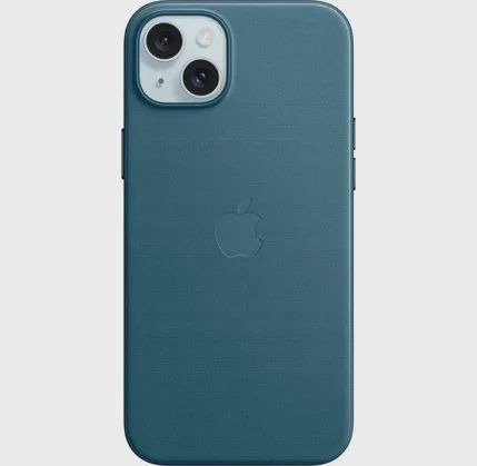 Çexol Apple iPhone 15 Plus FineWoven Case with MagSafe Pacific Blue (MT4D3ZM/A) — Çexollər, Bakı
