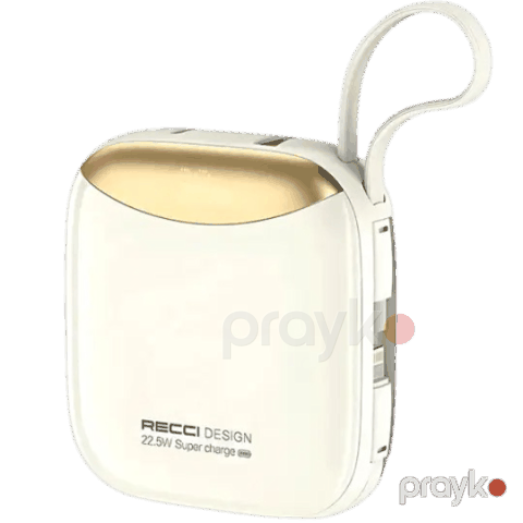 Recci High Power RPB-P46 10000 mAh Beige — Bakı