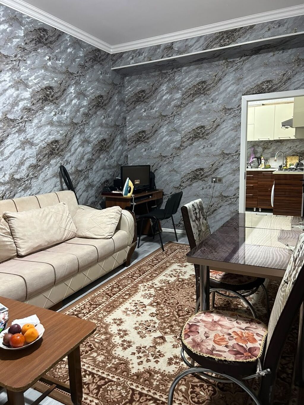 2otaqlı mənzil – tam mebel və texnika ilə - Yataq otağı: ikinəfərlik — Daşınmaz əmlak, Xırdalan (7)
